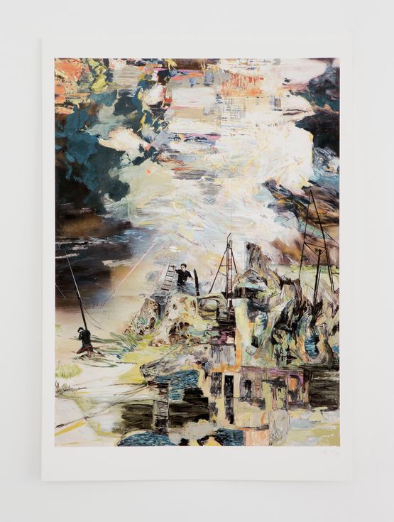 The Signalmen  by Hernan Bas contemporary artwork Print