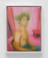 Seated Model Wearing Laurels by William E. Jones contemporary artwork painting