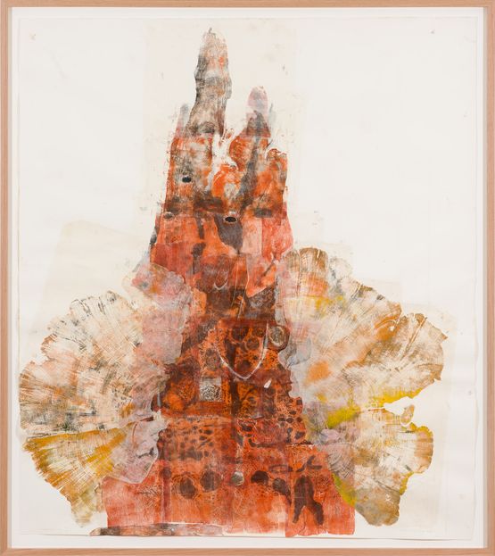 Termitaria Indwelling I by John Wolseley contemporary artwork Painting