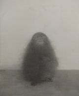 Cross-legged Old Ape by Shao Fan contemporary artwork painting
