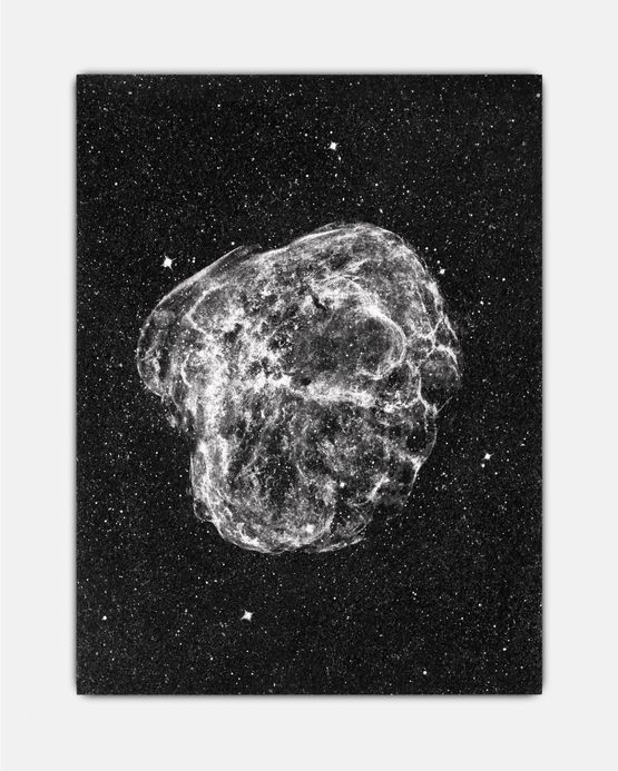 Marble Recording NGC-6888 - NIR by Hugo Deverchere contemporary artwork Sculpture
