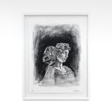Bisected Bust of Darth Vader by Daniel Arsham contemporary artwork works on paper