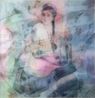 La Dona from the series Unpublished scenes from the life of Malintzin by Sandra Del Pilar contemporary artwork Painting
