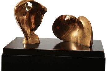 Contemporary art exhibition Henry Moore Tony Cragg Katsuyo Aoki Bernar Venet Gregor Kregar Paul Dibble and David McCracken International Sculpture at Gow Langsford Gallery Auckland City New Zealand