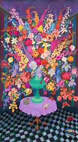 Solfeggio Revisited by Helen Downie contemporary artwork painting works on paper