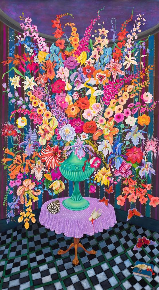 Solfeggio Revisited by Helen Downie contemporary artwork Painting