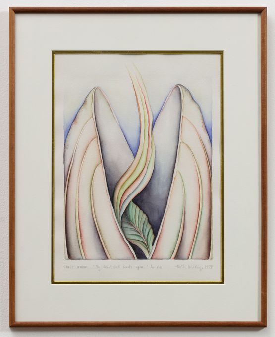 Imago Femina My Heart-Shell Breaks Open... for H.D. by Faith Wilding contemporary artwork Painting