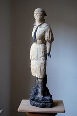 Woman in Sailor Suit by Linda Marrinon contemporary artwork sculpture