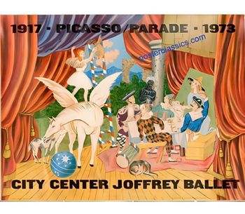 Parade for the Joffrey Ballet by Pablo Picasso contemporary artwork print