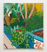 No Parking Private by Hilary Pecis contemporary artwork painting works on paper