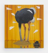 Sticks and stones by Oli Epp contemporary artwork painting