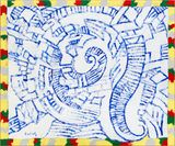 En reserve by Pierre Alechinsky contemporary artwork painting works on paper