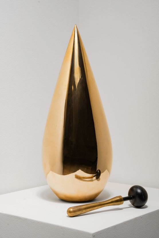 E-Flat bell bronze serie by Harmen Brethouwer contemporary artwork Sculpture