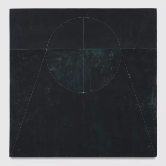 Black Quiet 2 Bird and Lava by Torkwase Dyson contemporary artwork Painting
