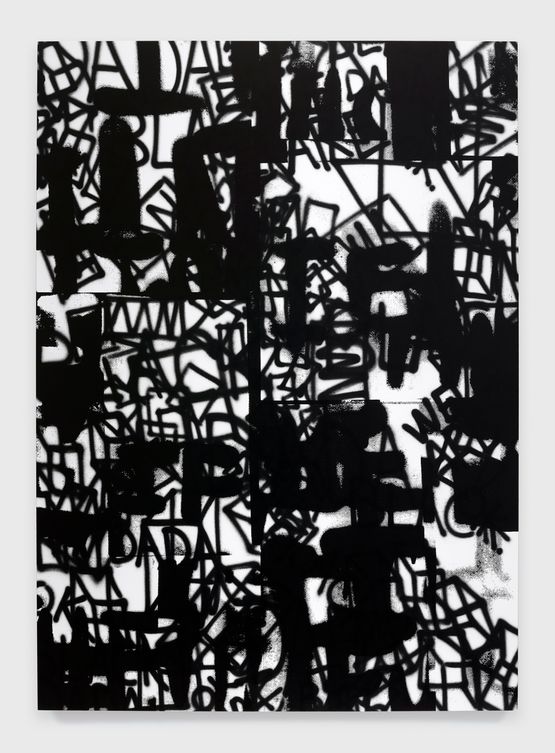 OK DADA OK BLACK DADA OK DA DA by Adam Pendleton contemporary artwork Painting