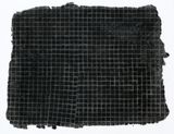 Untitled dark floor piece from Villa Bleuler Zurich by Heidi Bucher contemporary artwork sculpture textile