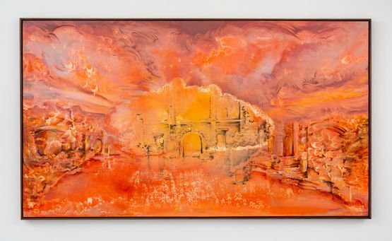 The Pleasures of Forgetting by Olive Diamond contemporary artwork Painting
