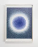 Blue glow by Ignacio Uriarte contemporary artwork drawing works on paper
