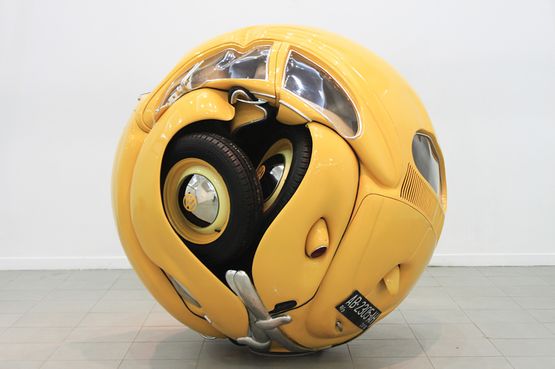 Beetle Sphere by Ichwan Noor contemporary artwork Sculpture