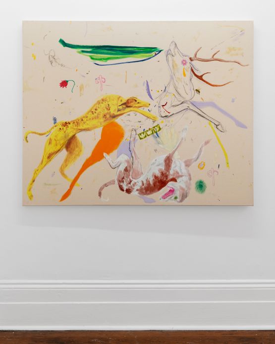 Dogma Desire and Departure 3 by Robby Bennett contemporary artwork Painting
