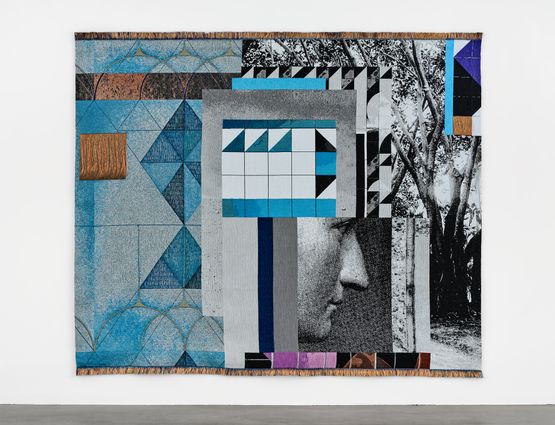 Portrait by Claudia Wieser contemporary artwork Textile