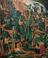 Ancestors in the Bamboo Forest by NISKY contemporary artwork painting