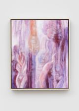 Annunciation - Birthing  Pieta n.3 by BRACHA contemporary artwork painting works on paper