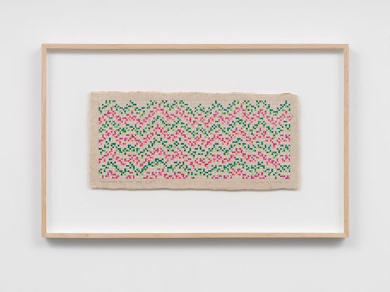 Appearance of Crosses 2024-B33 by Ding Yi contemporary artwork Painting