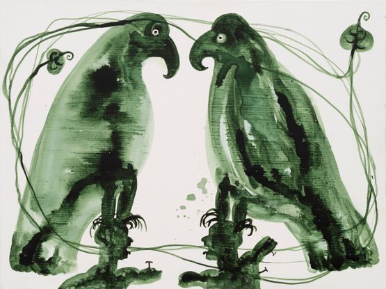 Homo Planta C by Barthelemy Toguo contemporary artwork Painting