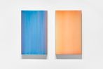 Farblichtung Orange leuchtet uber Gelb and Farblichtung Cyan uber Rot by Sybille Pattscheck contemporary artwork Mixed Media