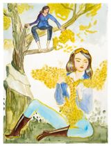 Fruhling by Rosa Loy contemporary artwork works on paper