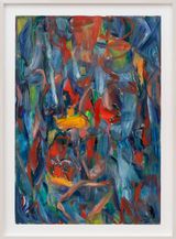 Lantern I by Sabine Moritz contemporary artwork painting