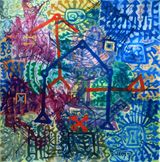 Mekong Delta No.5 by Le Trieu Dien contemporary artwork painting works on paper