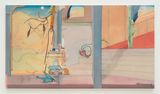 Over and Over Every Single Night by Fabian Treiber contemporary artwork drawing painting works on paper