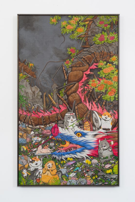 One shot Two kills by Hun Kyu Kim contemporary artwork Painting