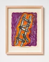 Ladder and Step Series 17 by Basil Beattie contemporary artwork painting