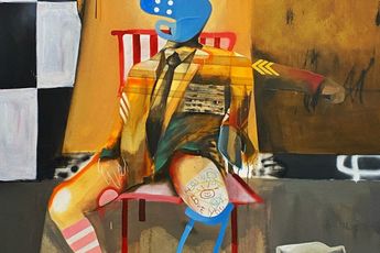 Contemporary art exhibition Marcus Jansen Victims and Victors at Almine Rech London United Kingdom