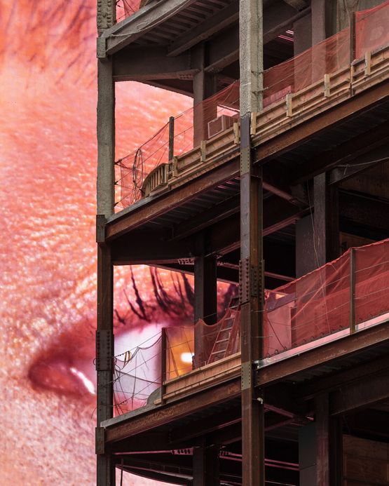 Eye on Digital Screen New York by Anastasia Samoylova contemporary artwork Print