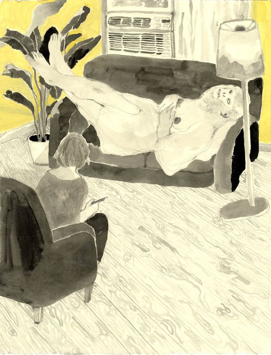Interlude for Therapy Why are you Smiling by Jia Sung contemporary artwork Painting
