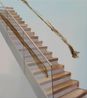 Shit Mom Ascending a Staircase Marks by Tala Madani contemporary artwork Painting