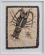 FishnChips Tapa Crayfish by Isabella Lepoamo contemporary artwork works on paper