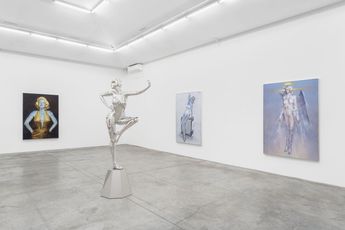 Contemporary art exhibition Hajime Sorayama CYBER LADIES WORLD at Almine Rech Paris Rue de Turenne France