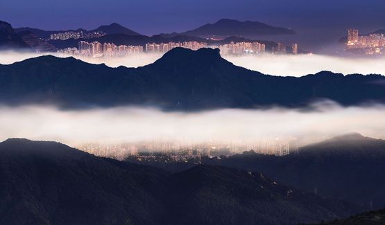Above the Clouds  Thirty-six Views of Lion Rock Hong Kong by Romain Jacquet-Lagreze contemporary artwork Photography