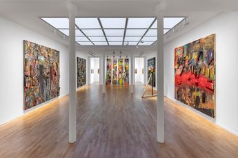 Contemporary art exhibition Jim Dine A Day Longer at Templon 30 rue Beaubourg Paris France