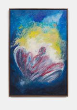 Butterfly blue planet by Elizabeth Ibarra contemporary artwork drawing painting sculpture works on paper