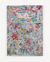 COME ONE by Ataru Sato contemporary artwork drawing painting works on paper
