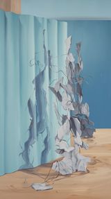 The Blue Shadow 2 by Rho Eunjoo contemporary artwork painting works on paper