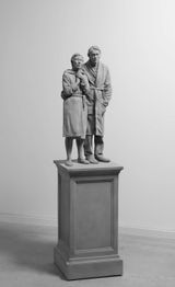 Mum and Dad by Hans Op De Beeck contemporary artwork sculpture