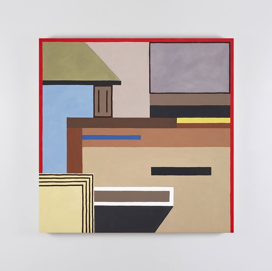 In cortile by Nathalie Du Pasquier contemporary artwork Painting
