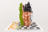 Aztec Vase and Carpet Mariana by Betty Woodman contemporary artwork mixed media